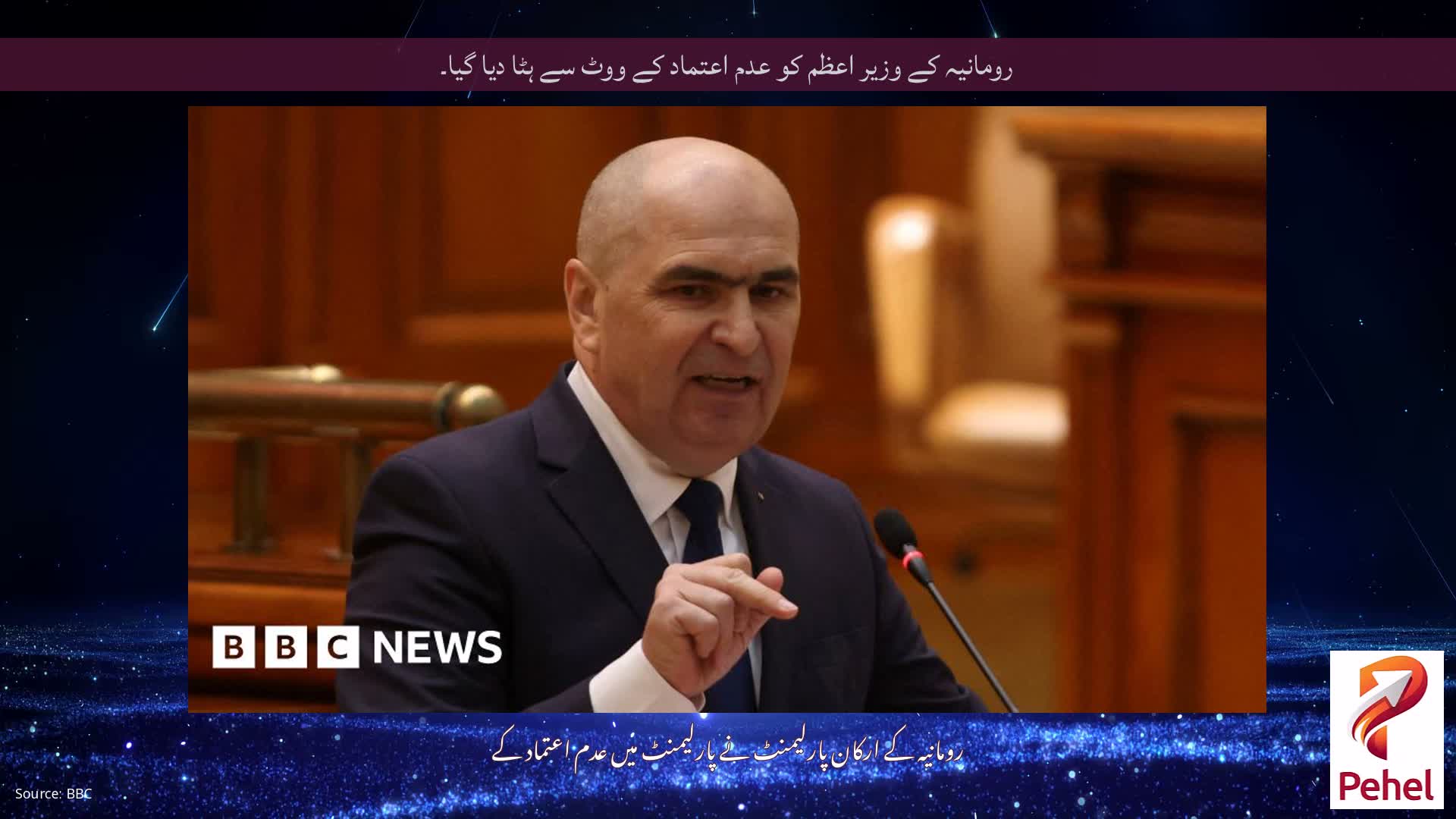 رومانیہ کے وزیر اعظم کو عدم اعتماد کے ووٹ سے ہٹا دیا گیا۔