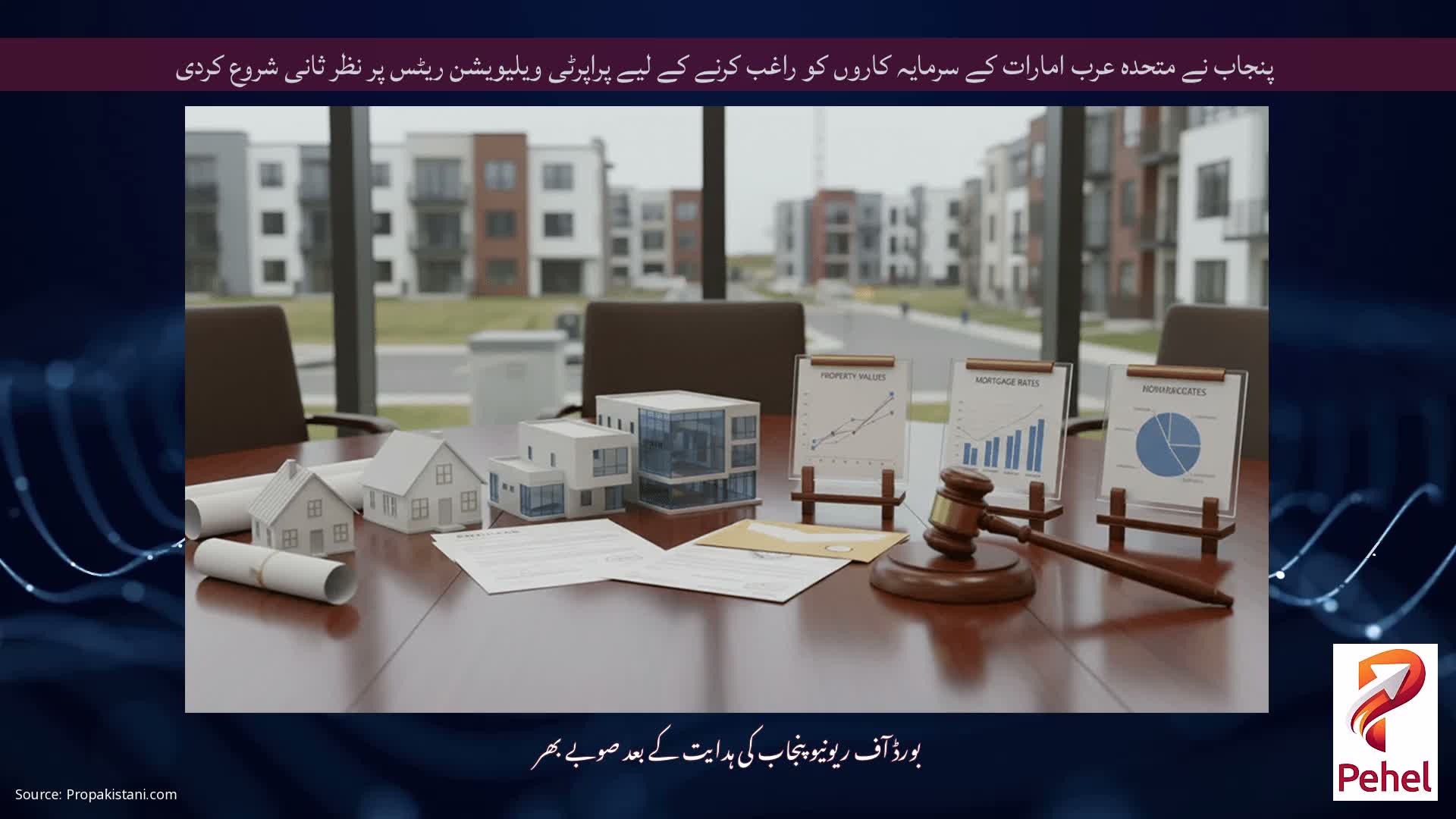 پنجاب نے متحدہ عرب امارات کے سرمایہ کاروں کو راغب کرنے کے لیے پراپرٹی ویلیویشن ریٹس پر نظر ثانی شروع کردی
