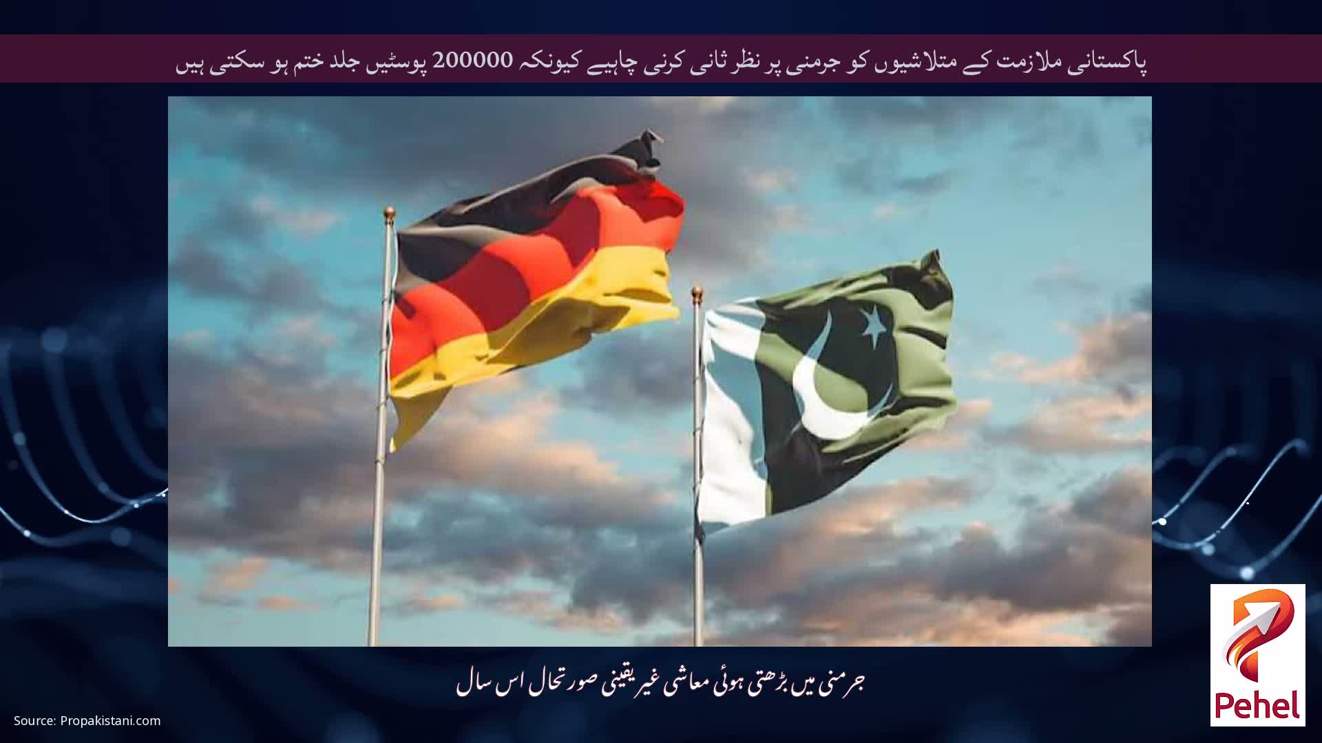 پاکستانی ملازمت کے متلاشیوں کو جرمنی پر نظر ثانی کرنی چاہیے کیونکہ 200000 پوسٹیں جلد ختم ہو سکتی ہیں