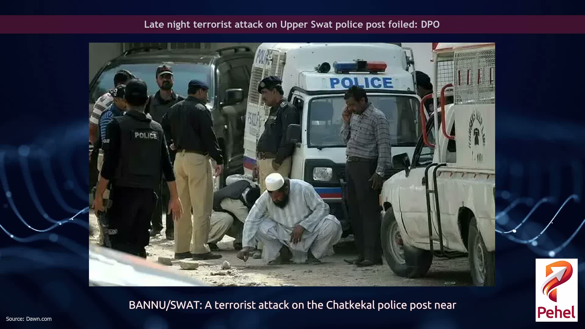 Late night terrorist attack on Upper Swat police post foiled: DPO