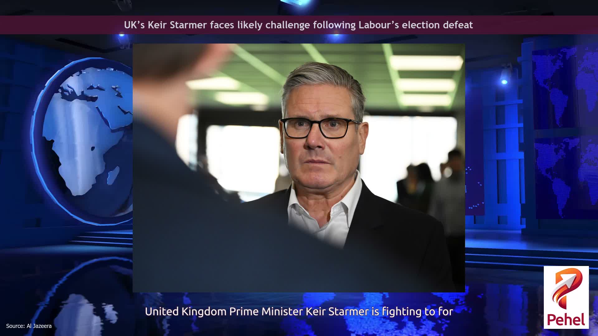 UK’s Keir Starmer faces likely challenge following Labour’s election defeat