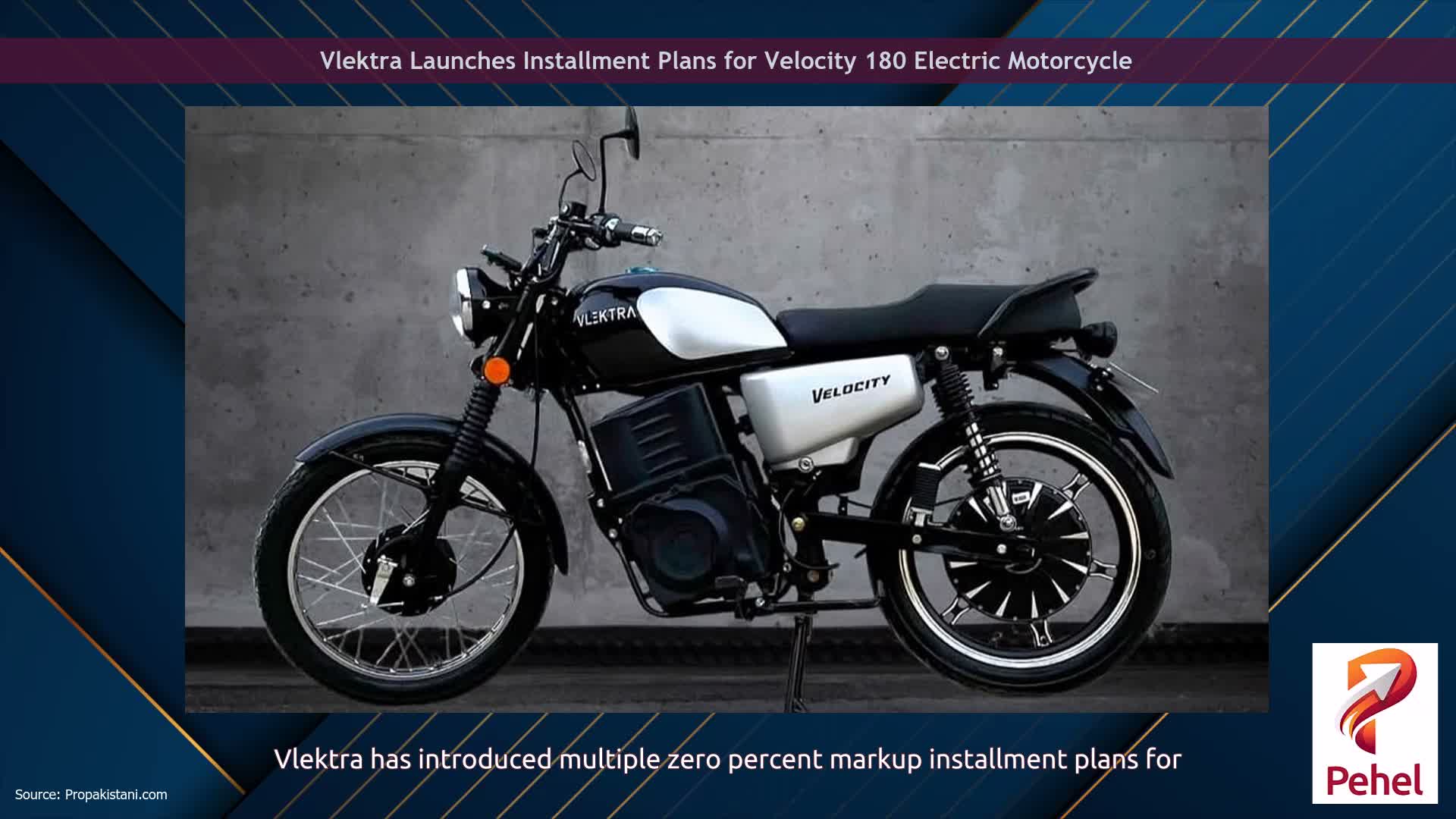 Vlektra Launches Installment Plans for Velocity 180 Electric Motorcycle