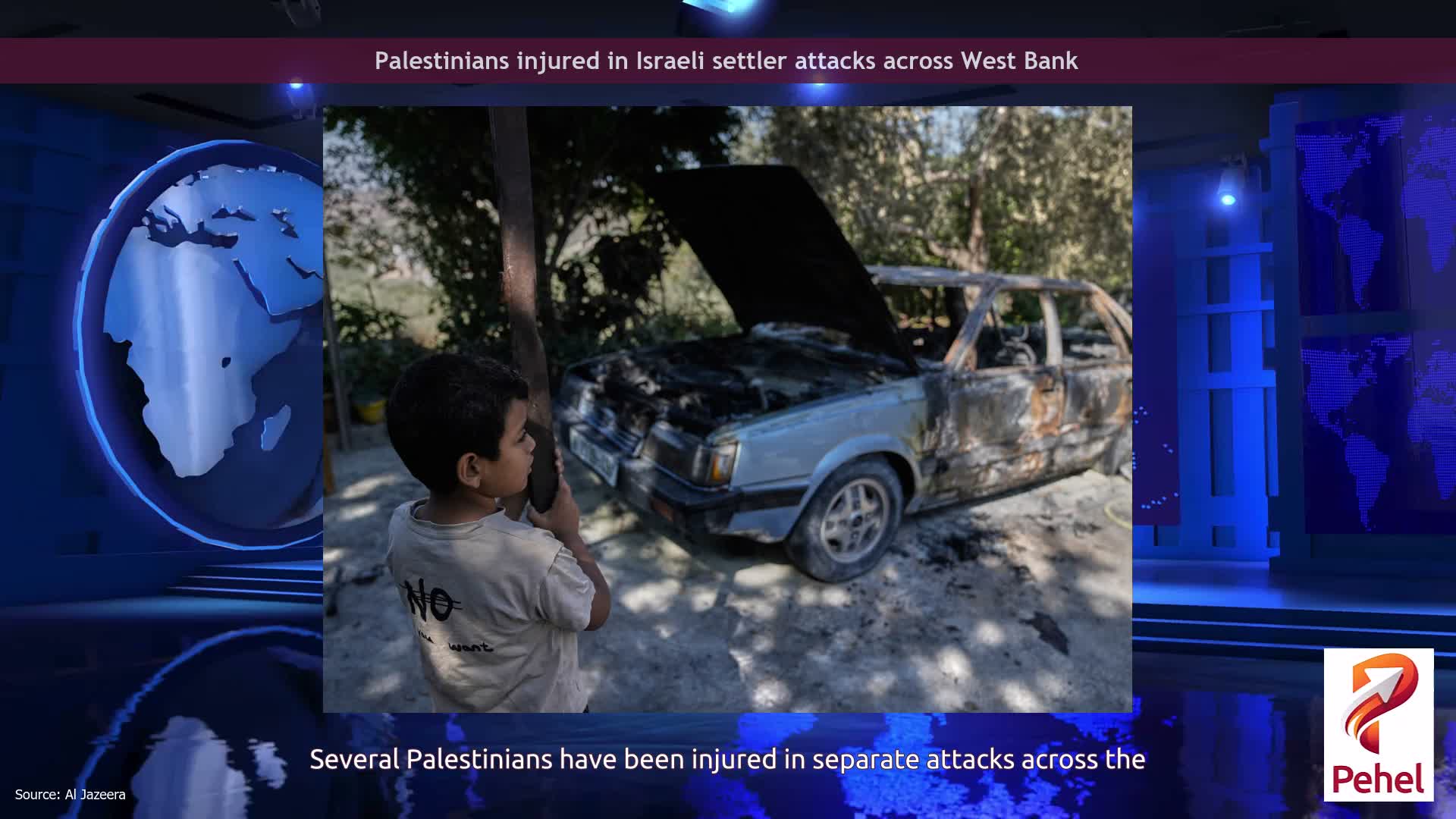 Palestinians injured in Israeli settler attacks across West Bank