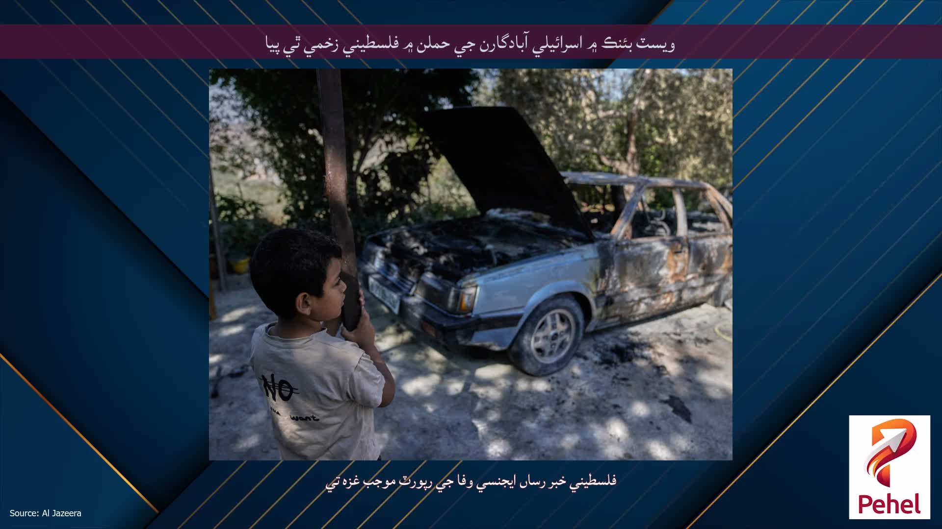 ويسٽ بئنڪ ۾ اسرائيلي آبادگارن جي حملن ۾ فلسطيني زخمي ٿي پيا