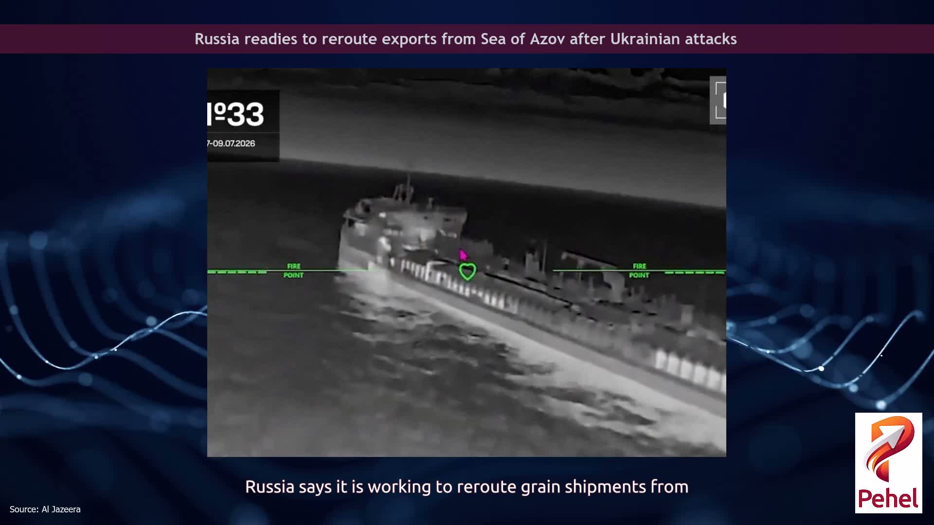 Russia readies to reroute exports from Sea of Azov after Ukrainian attacks