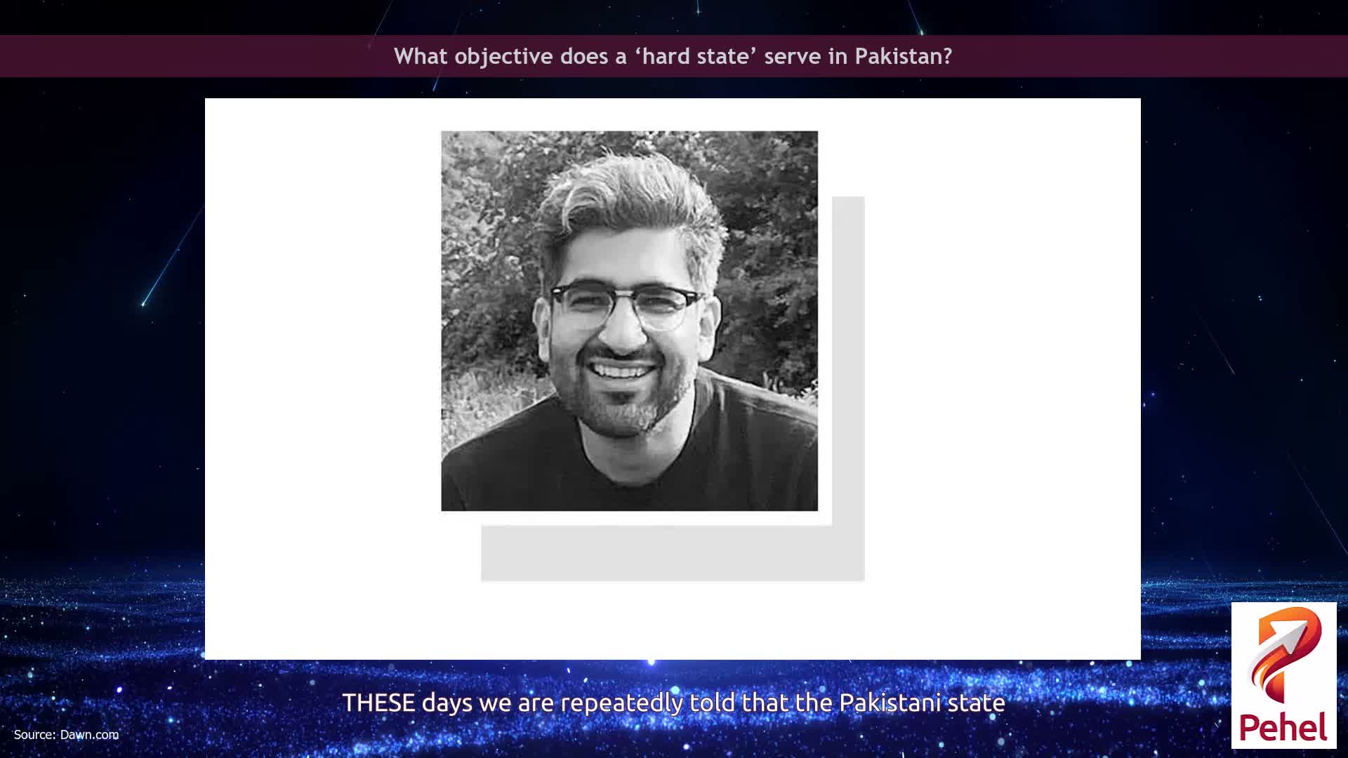 What objective does a ‘hard state’ serve in Pakistan?