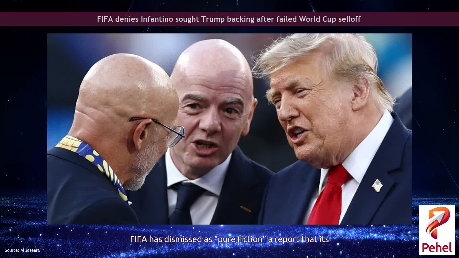 FIFA denies Infantino sought Trump backing after failed World Cup selloff