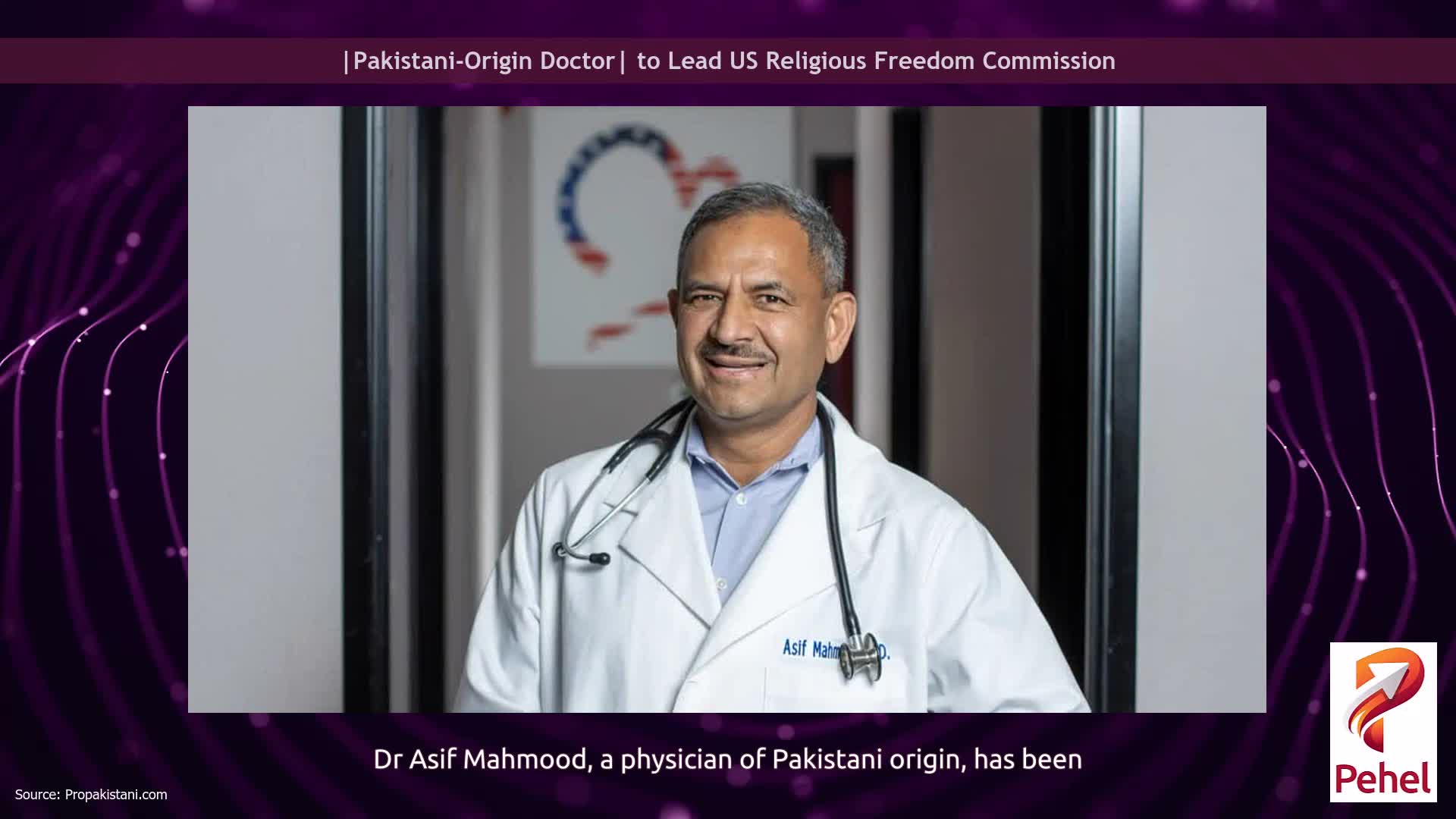 |Pakistani-Origin Doctor| to Lead US Religious Freedom Commission