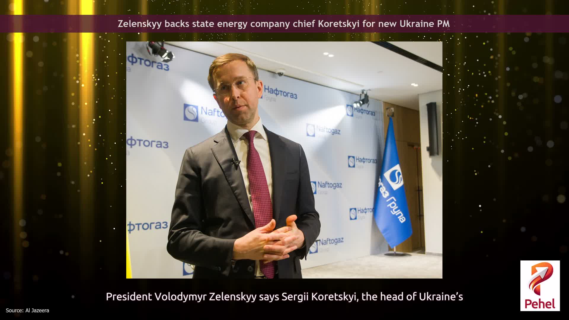 Zelenskyy backs state energy company chief Koretskyi for new Ukraine PM