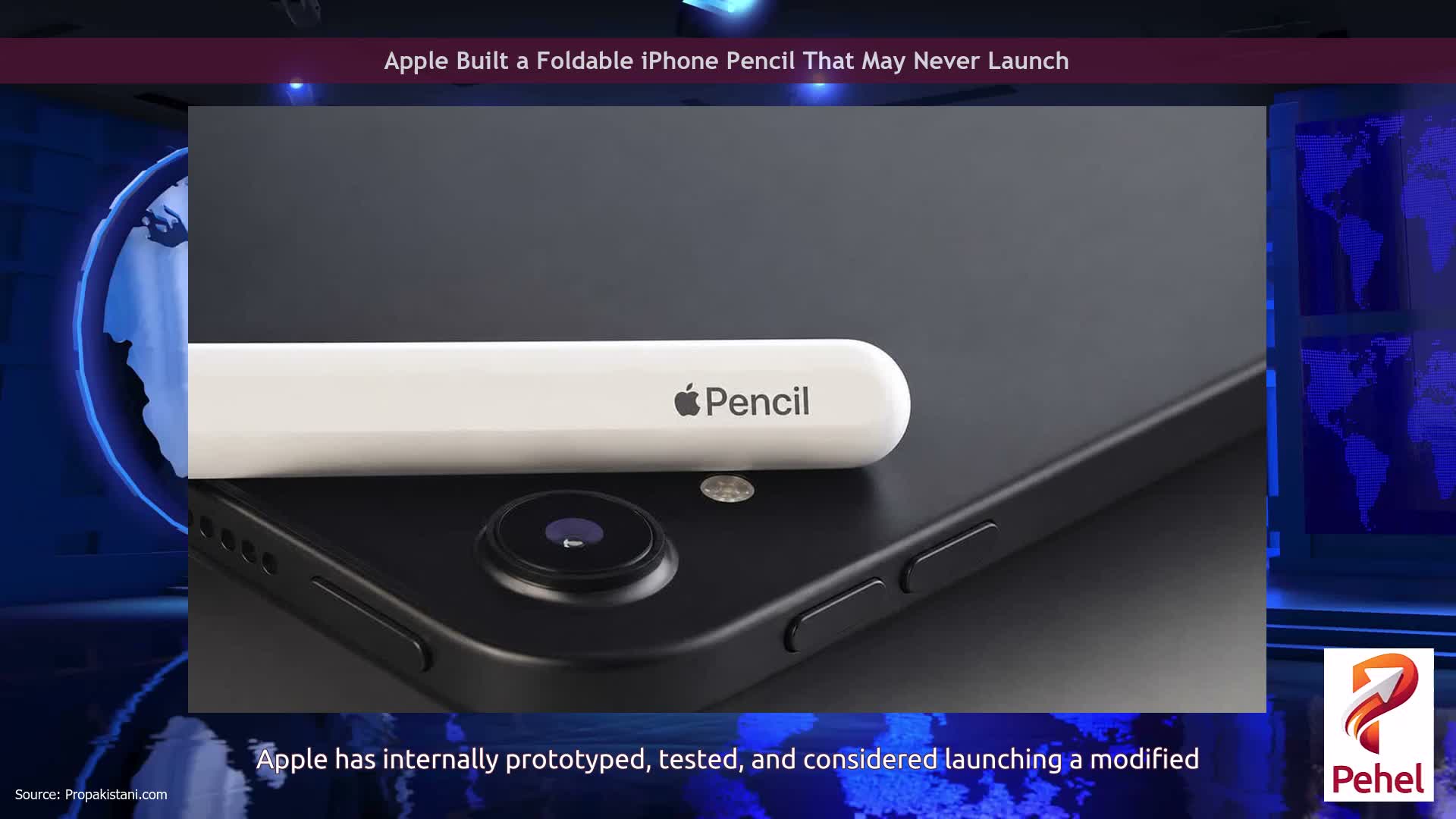 Apple Built a Foldable iPhone Pencil That May Never Launch