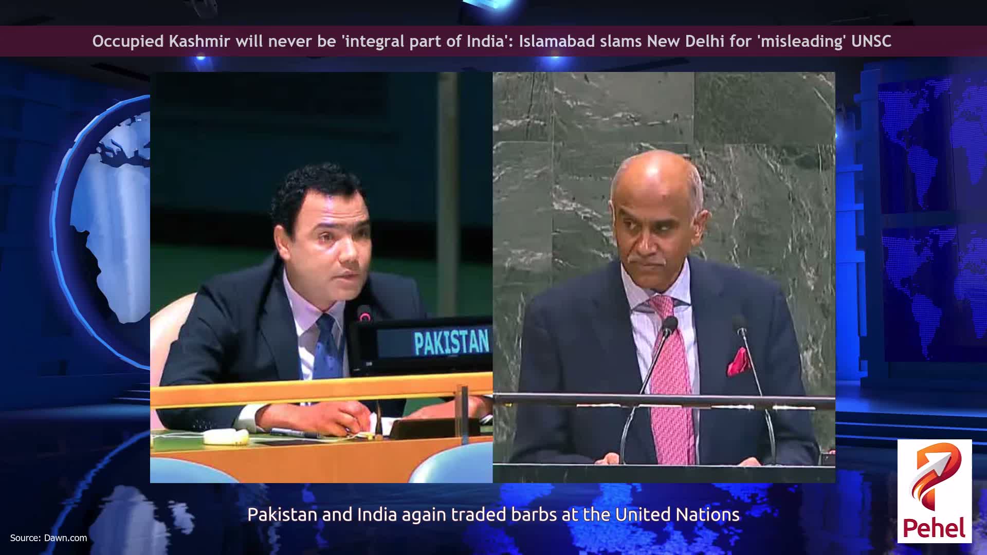 Occupied Kashmir will never be 'integral part of India': Islamabad slams New Delhi for 'misleading' UNSC