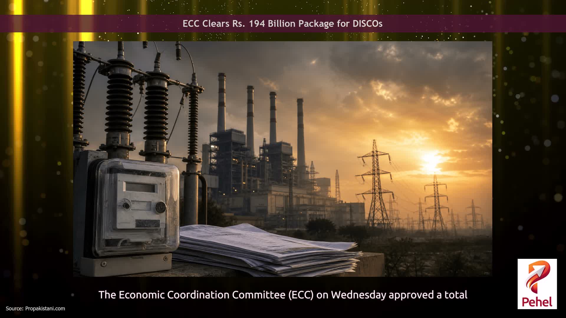 ECC Clears Rs. 194 Billion Package for DISCOs