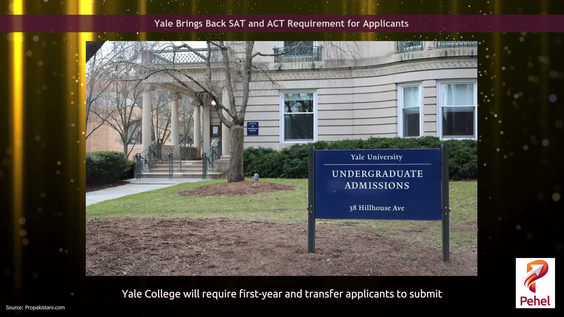 Yale Brings Back SAT and ACT Requirement for Applicants