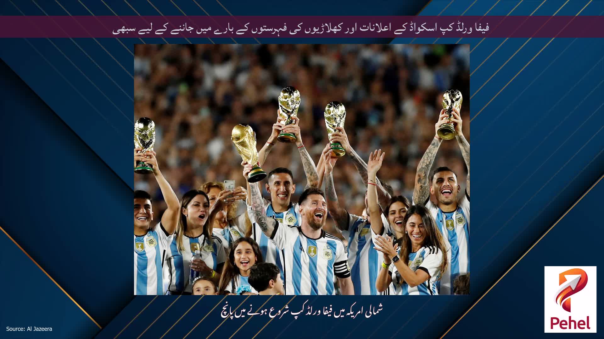 فیفا ورلڈ کپ اسکواڈ کے اعلانات اور کھلاڑیوں کی فہرستوں کے بارے میں جاننے کے لیے سبھی