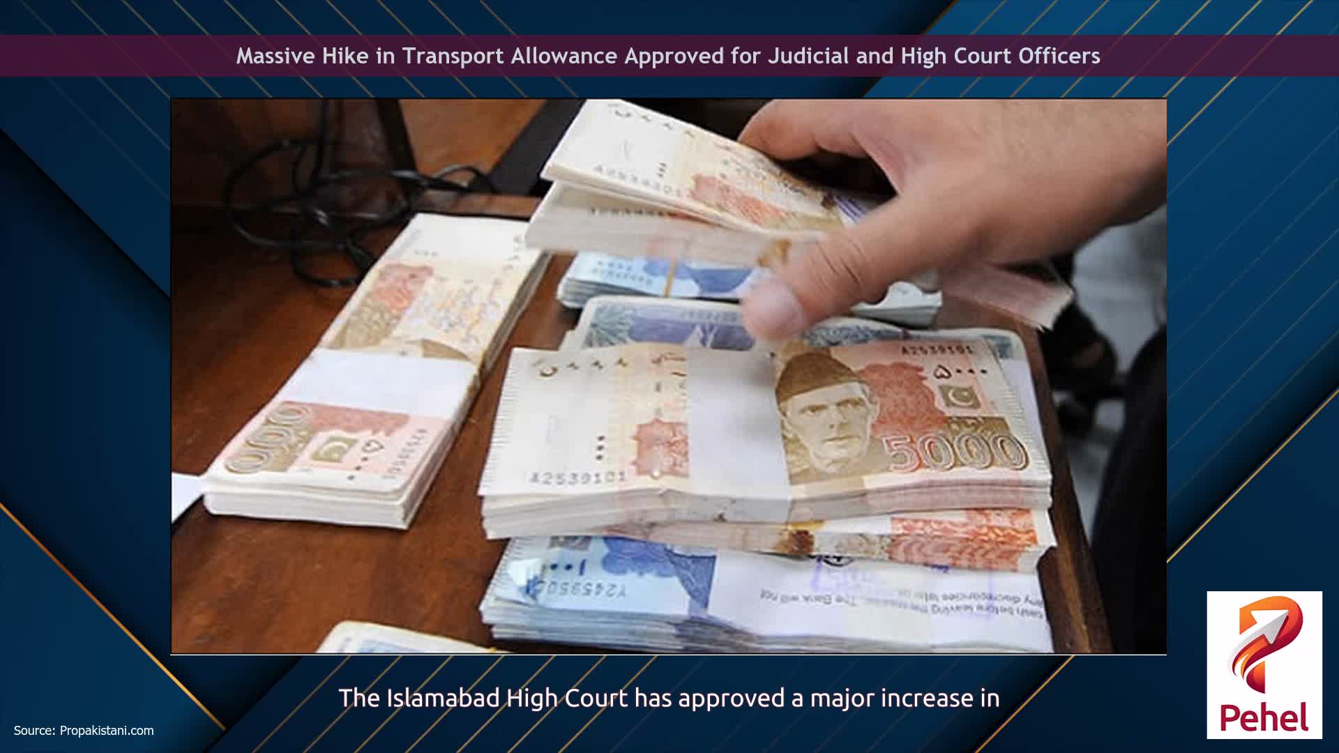 Massive Hike in Transport Allowance Approved for Judicial and High Court Officers
