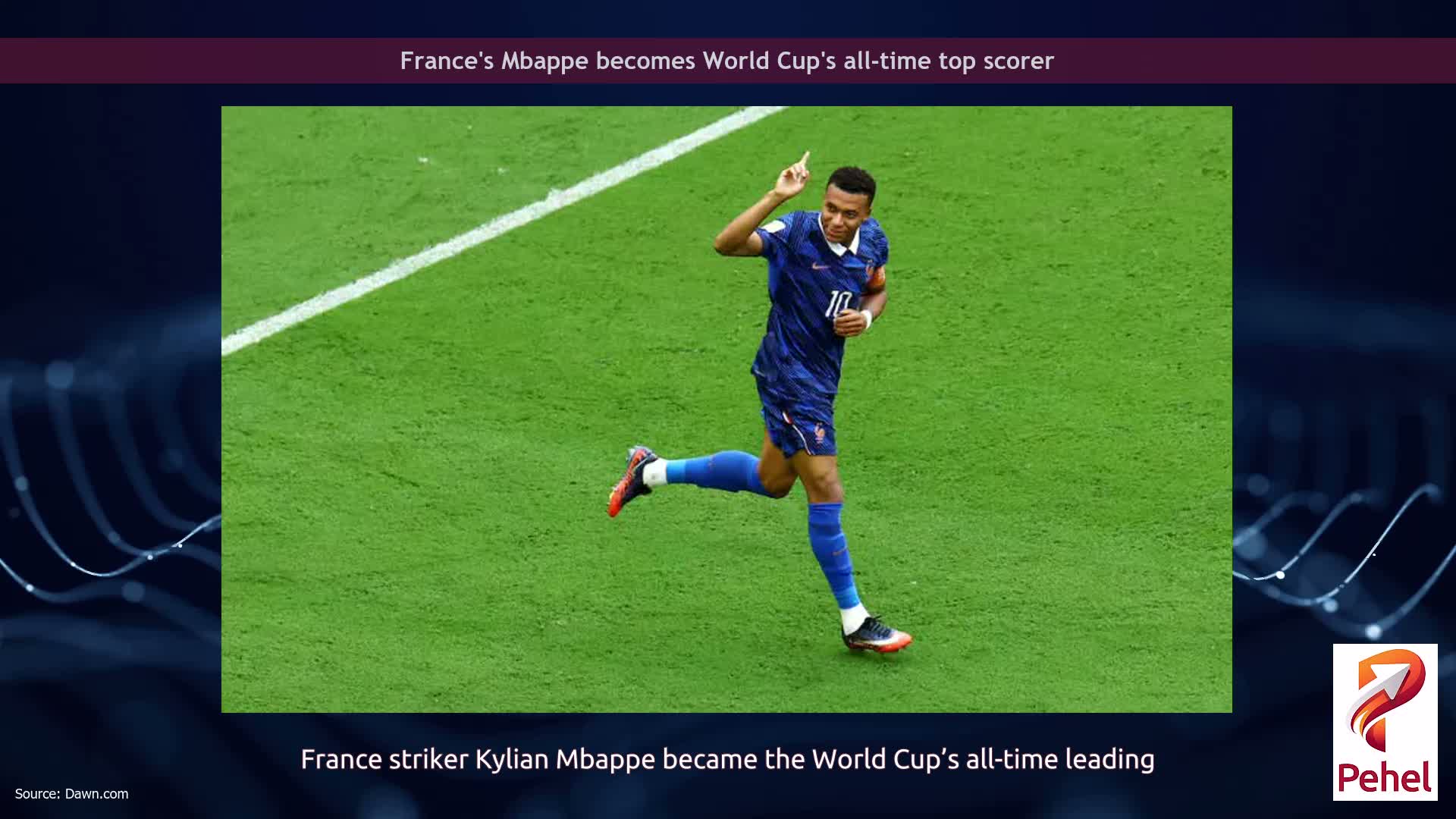 France's Mbappe becomes World Cup's all-time top scorer