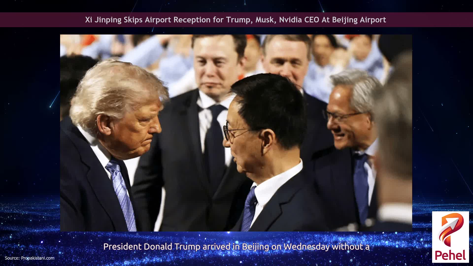 Xi Jinping Skips Airport Reception for Trump, Musk, Nvidia CEO At Beijing Airport