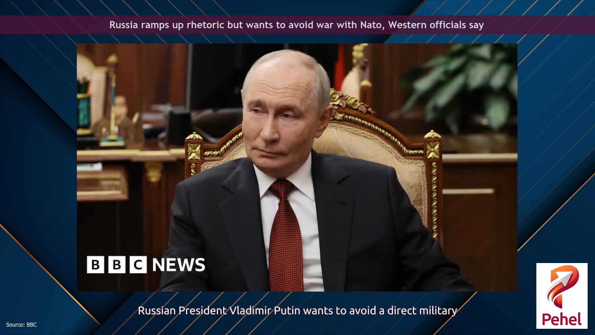 Russia ramps up rhetoric but wants to avoid war with Nato, Western officials say