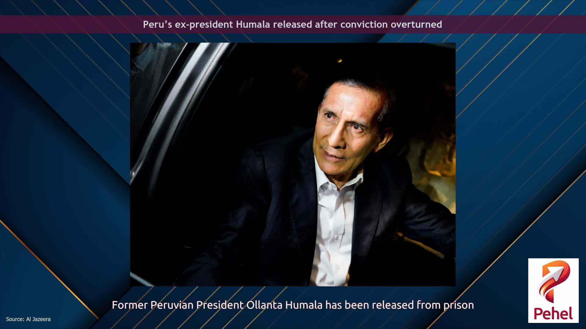 Peru’s ex-president Humala released after conviction overturned