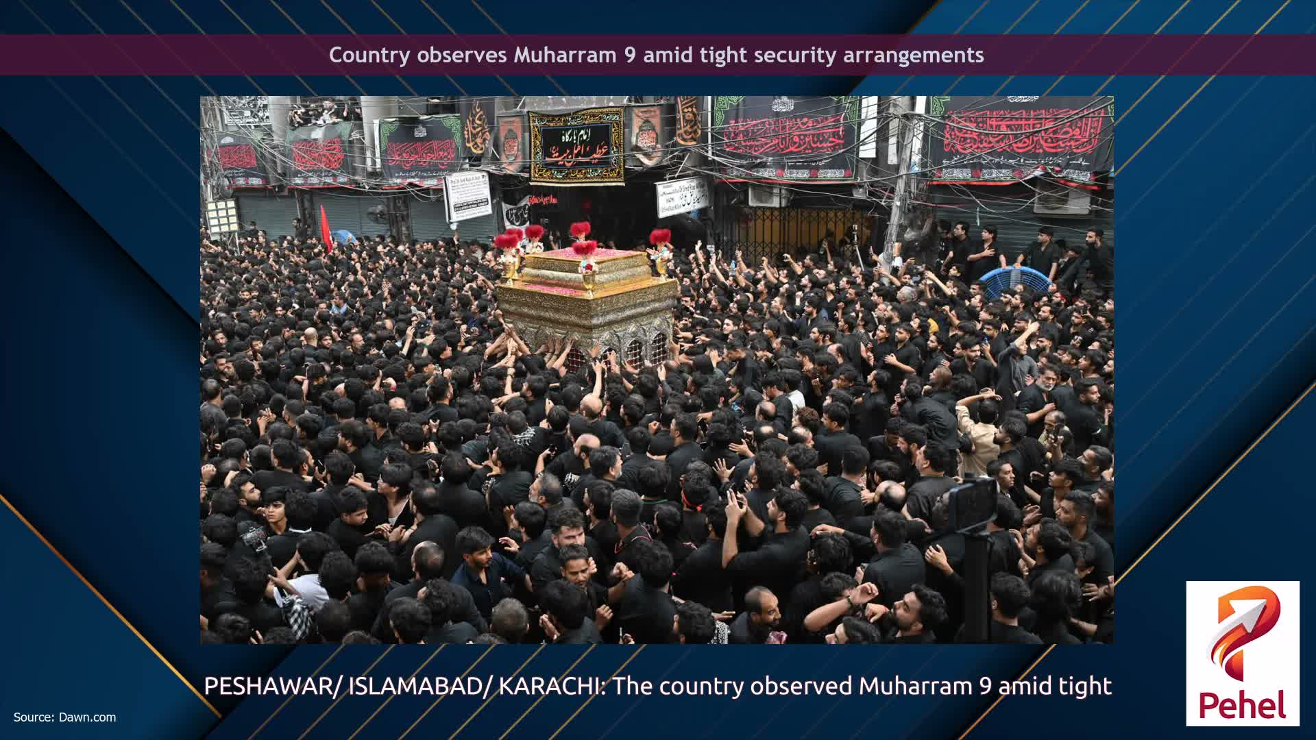 Country observes Muharram 9 amid tight security arrangements