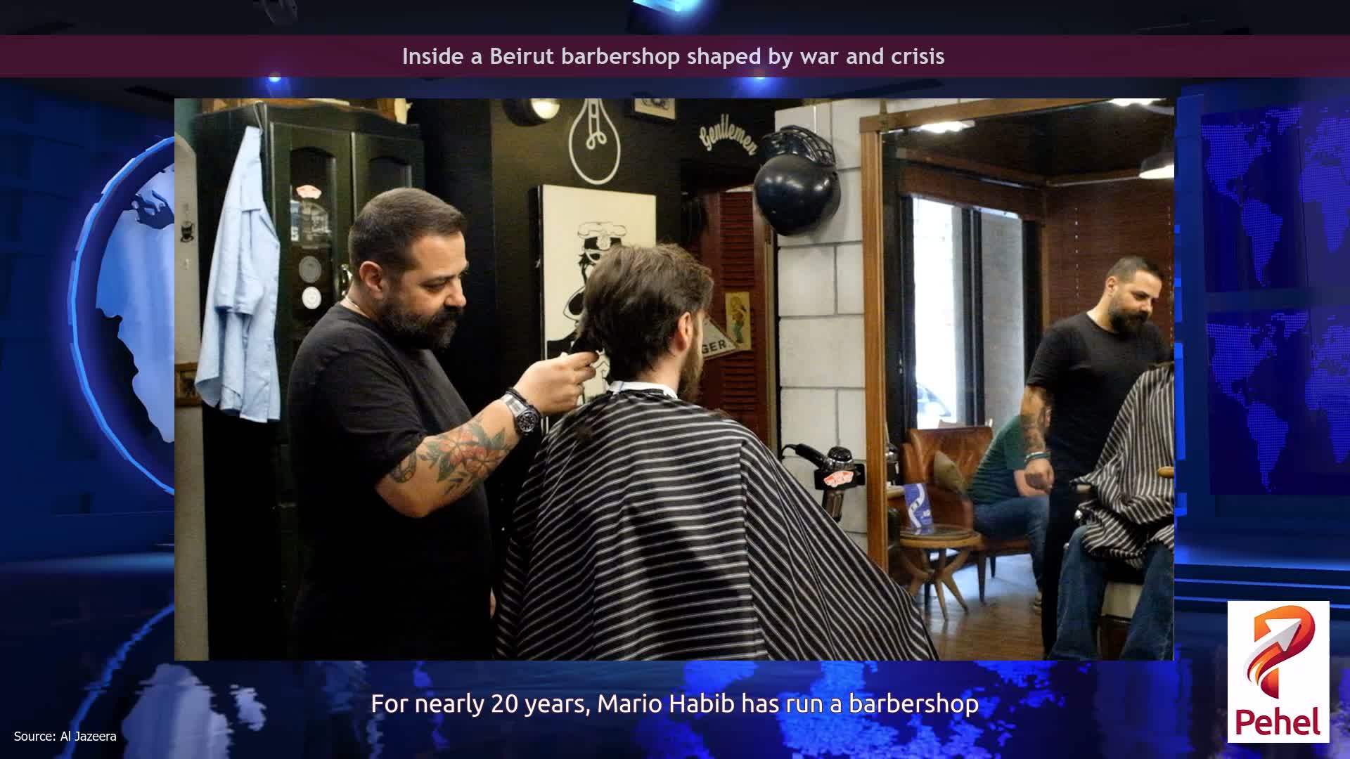 Inside a Beirut barbershop shaped by war and crisis