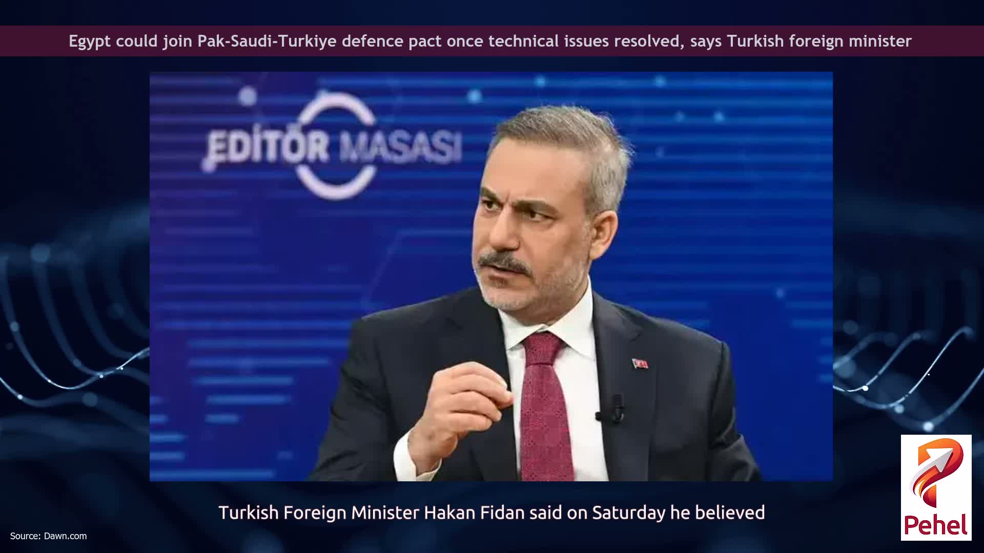 Egypt could join Pak-Saudi-Turkiye defence pact once technical issues resolved, says Turkish foreign minister