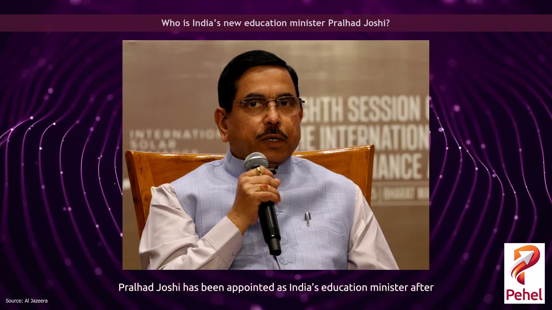 Who is India’s new education minister Pralhad Joshi?