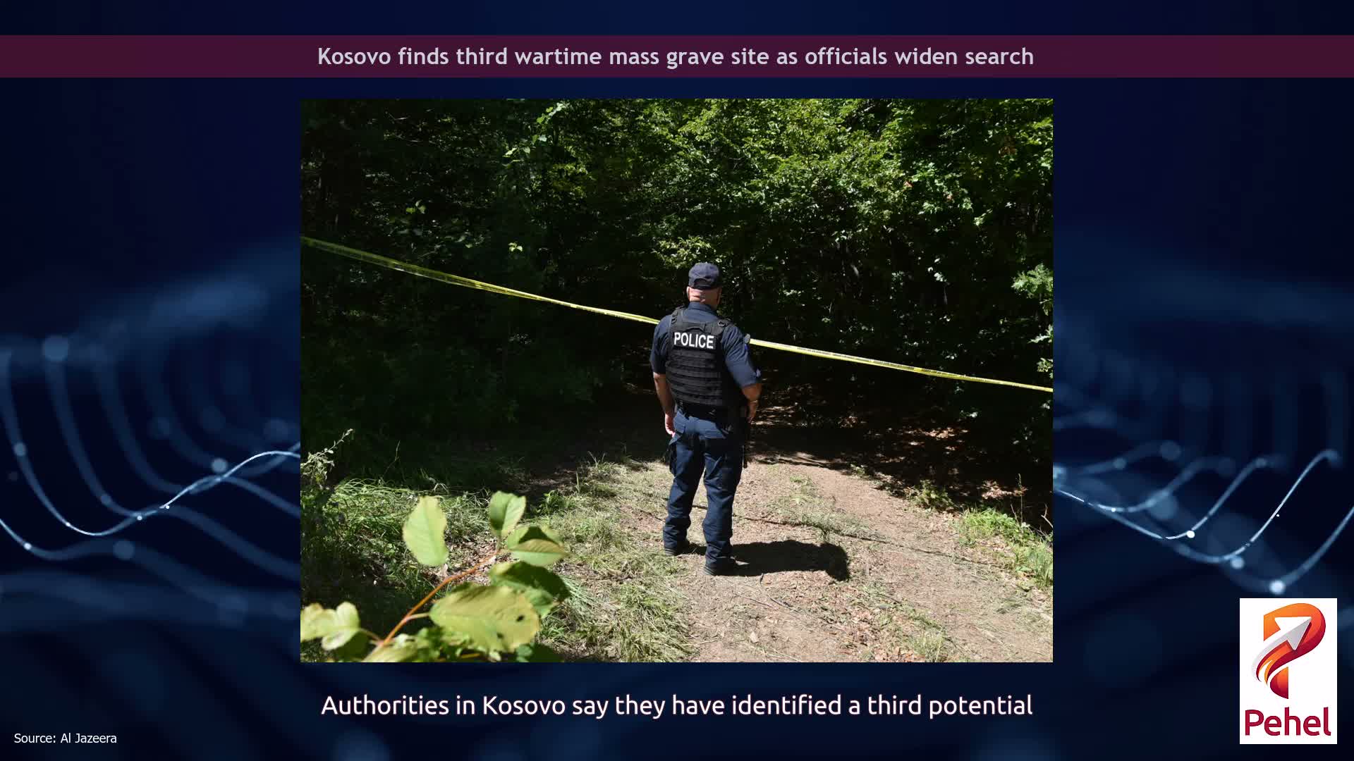 Kosovo finds third wartime mass grave site as officials widen search