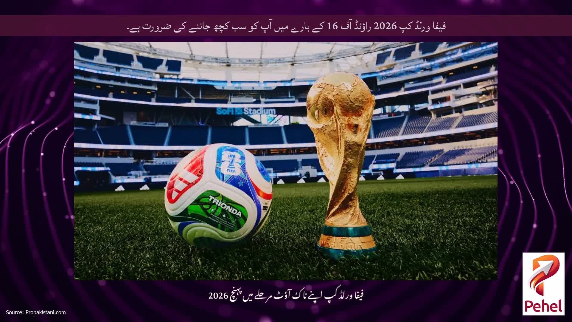 فیفا ورلڈ کپ 2026 راؤنڈ آف 16 کے بارے میں آپ کو سب کچھ جاننے کی ضرورت ہے۔
