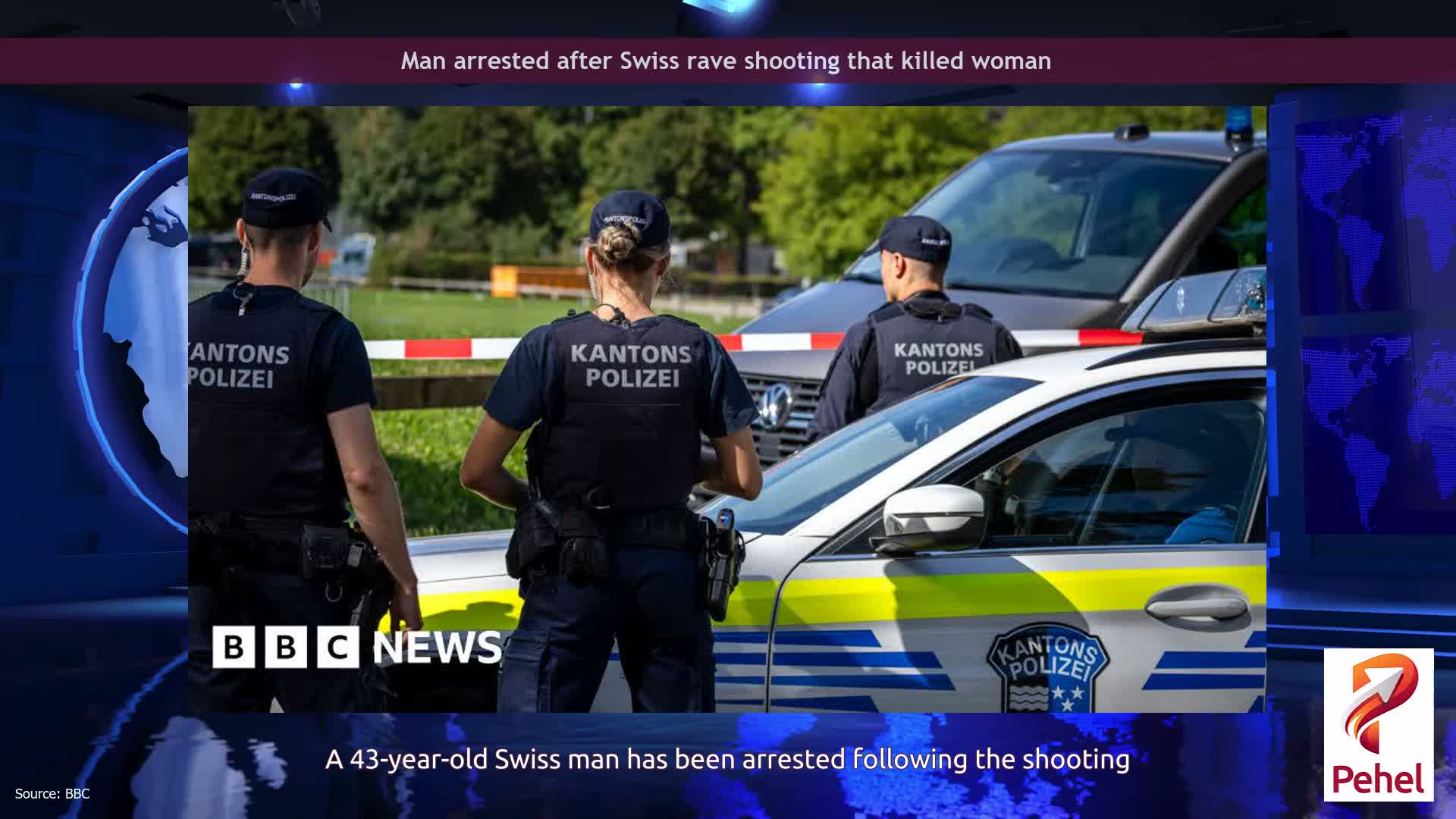 Man arrested after Swiss rave shooting that killed woman