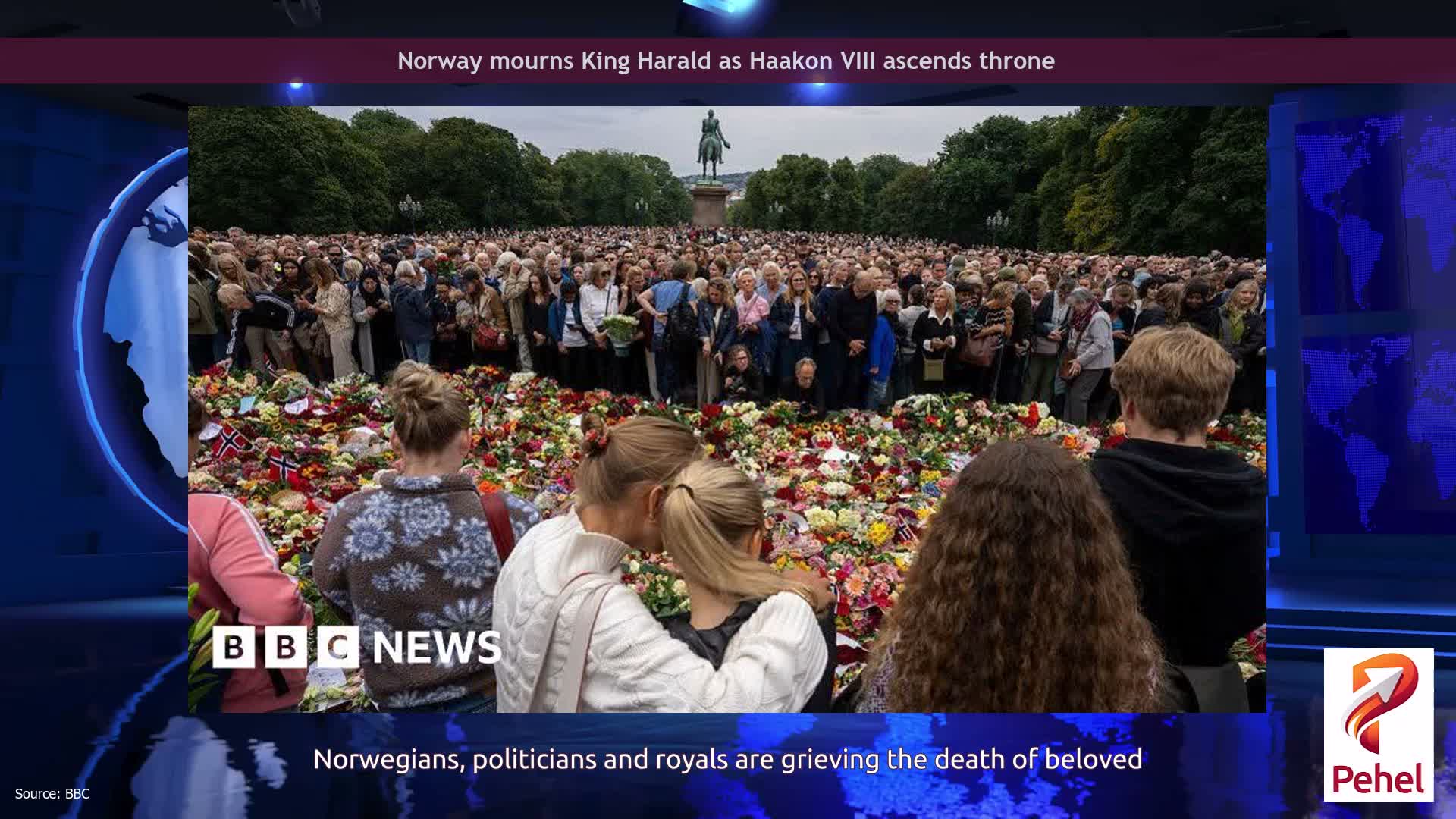 Norway mourns King Harald as Haakon VIII ascends throne