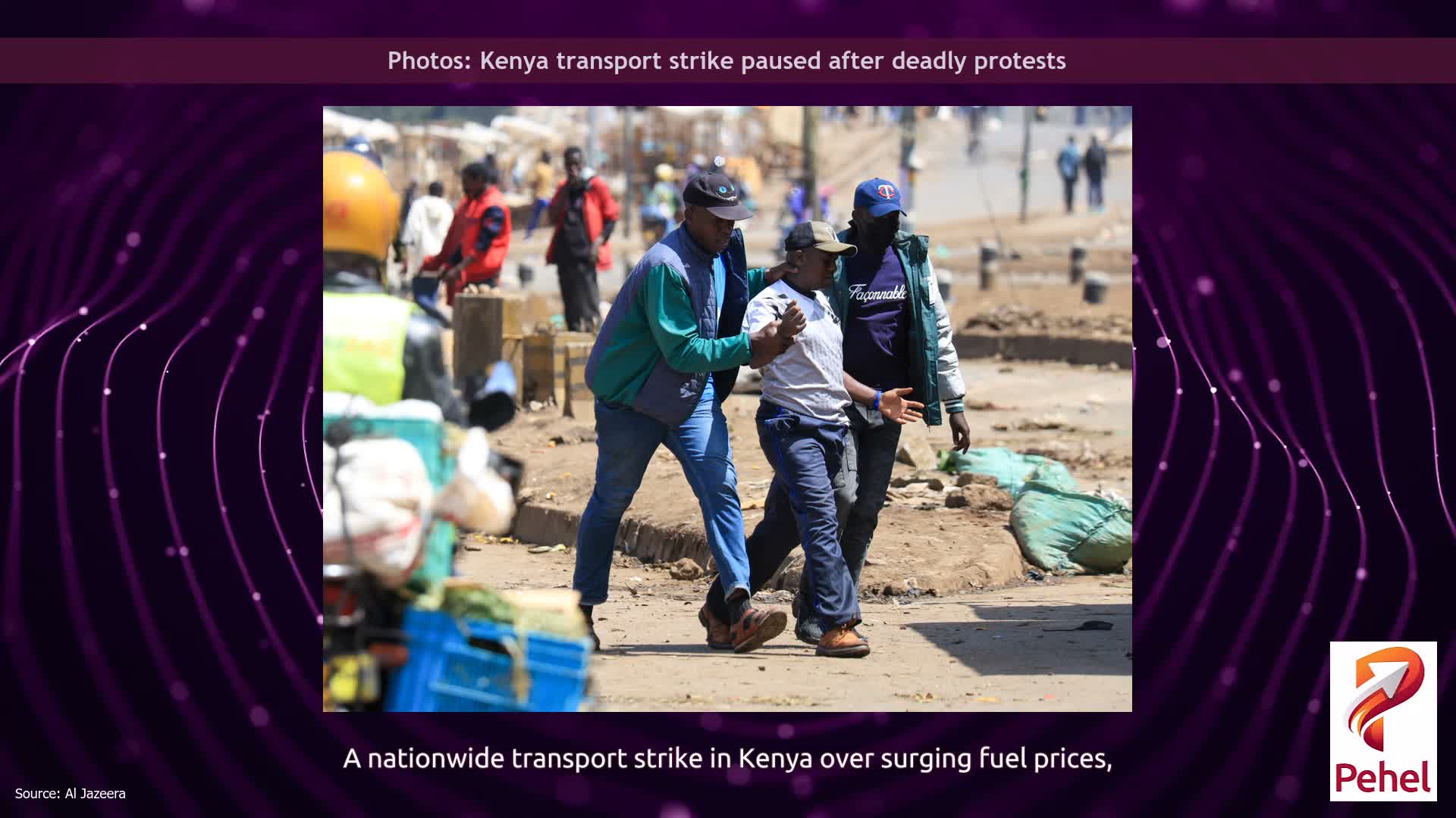 Photos: Kenya transport strike paused after deadly protests