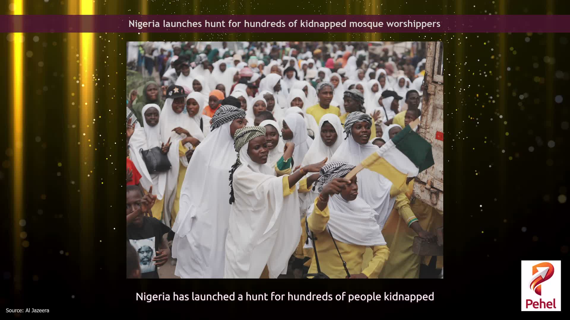 Nigeria launches hunt for hundreds of kidnapped mosque worshippers