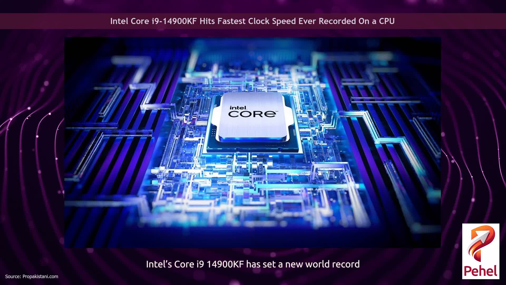 Intel Core i9-14900KF Hits Fastest Clock Speed Ever Recorded On a CPU