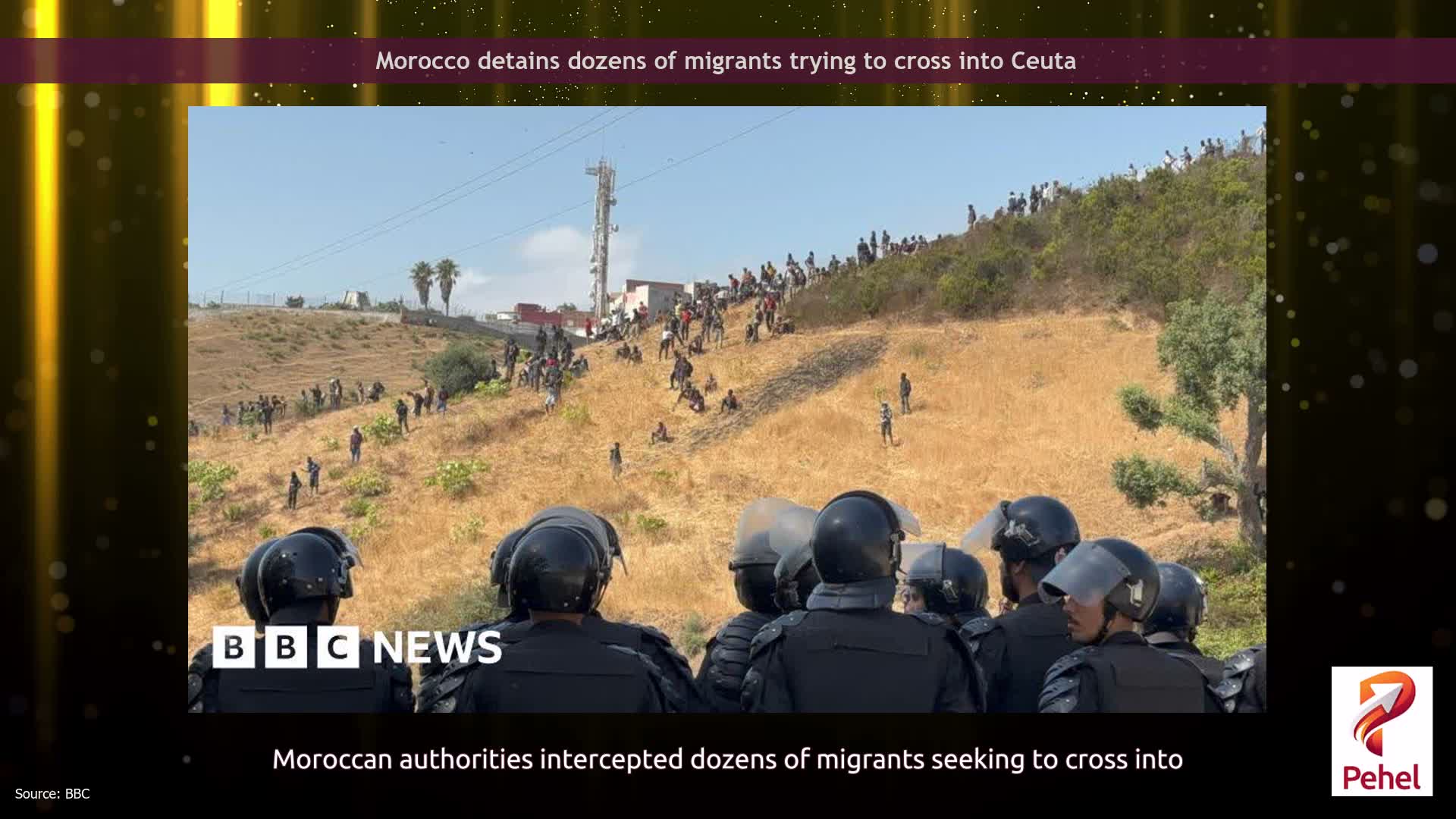 Morocco detains dozens of migrants trying to cross into Ceuta