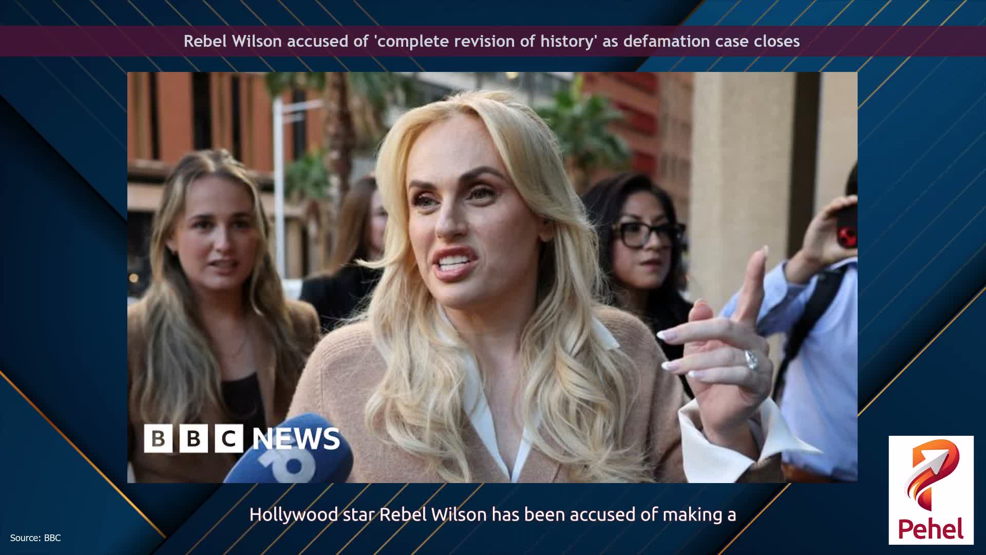 Rebel Wilson accused of 'complete revision of history' as defamation case closes