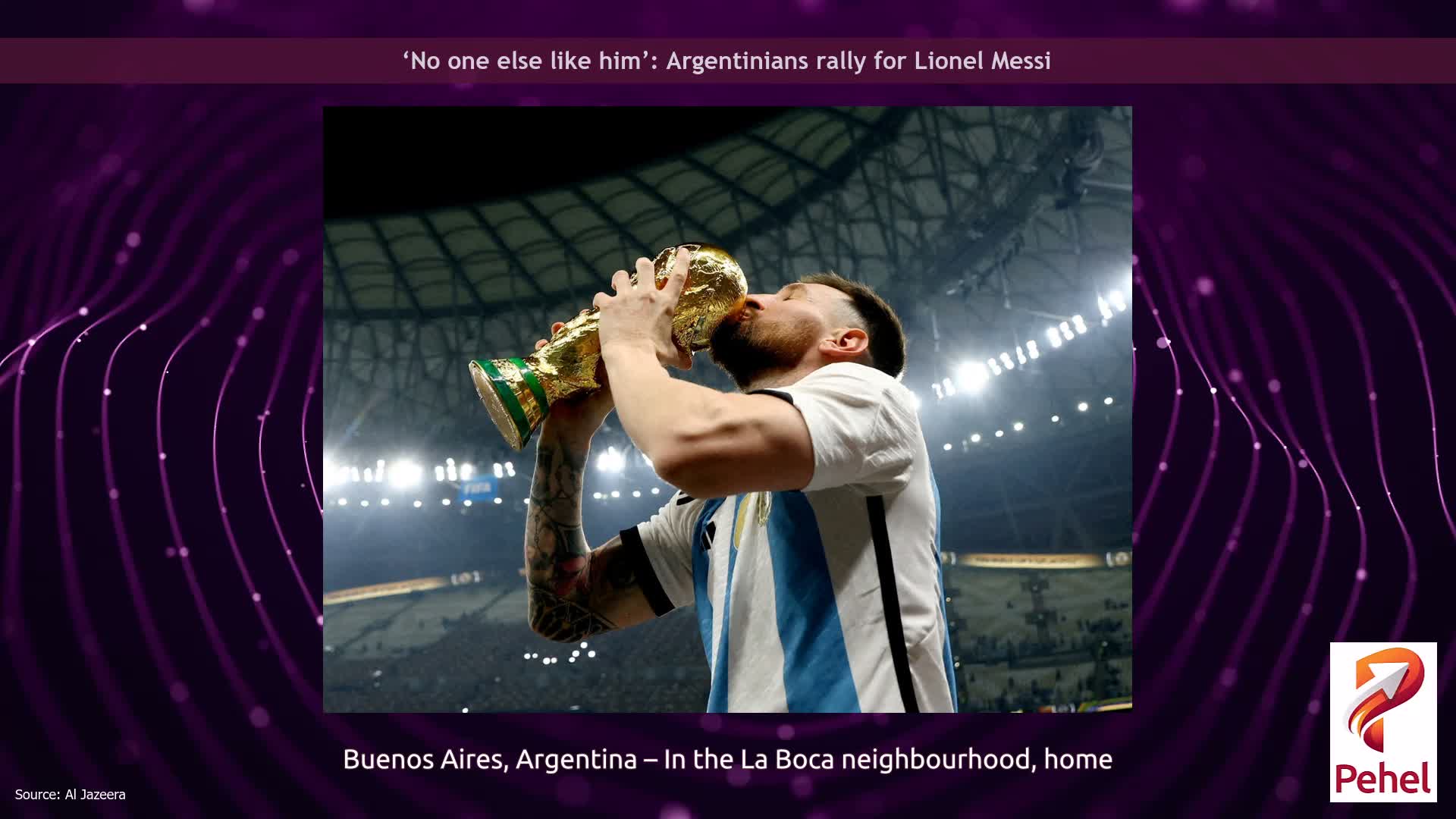 ‘No one else like him’: Argentinians rally for Lionel Messi