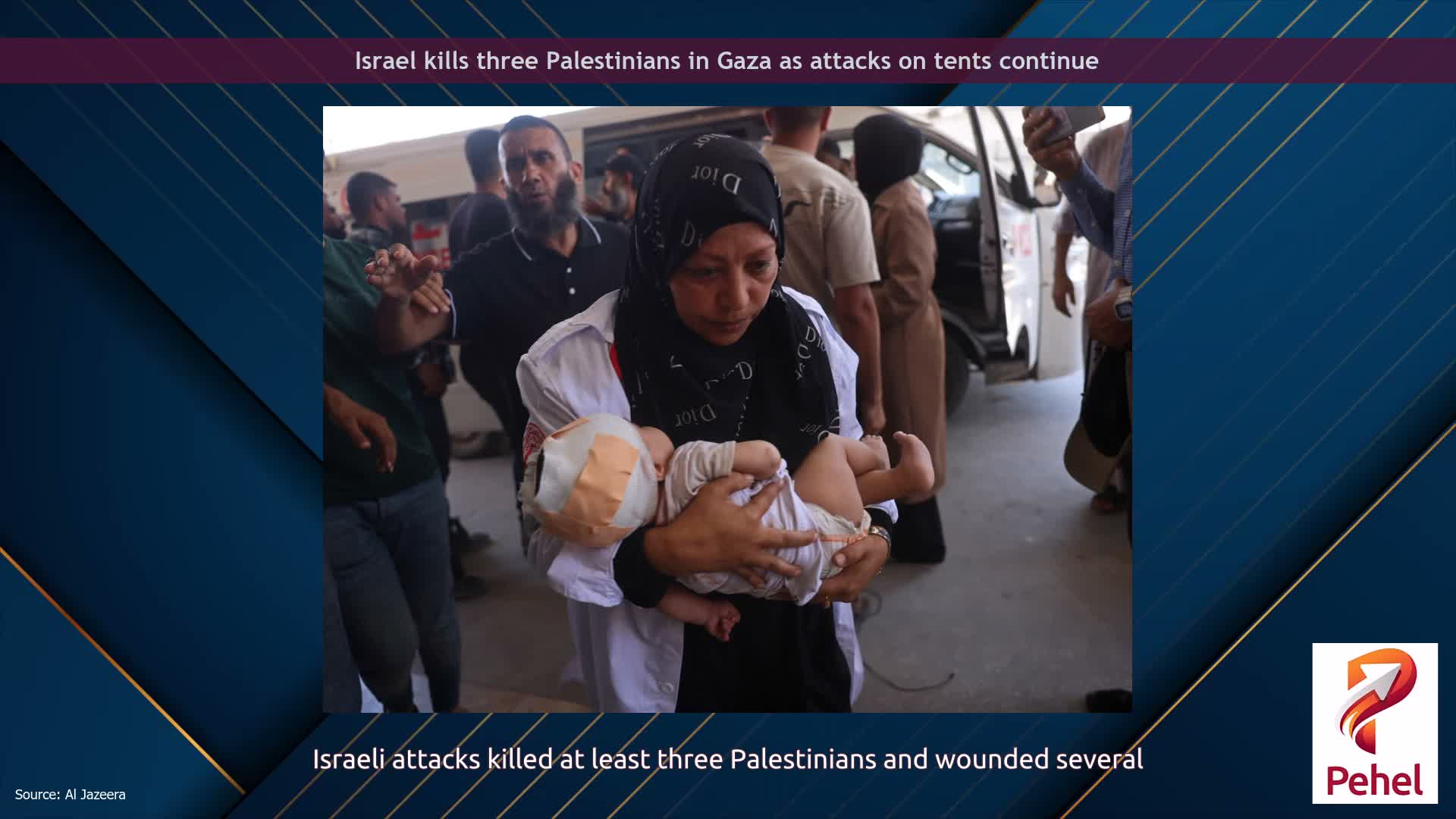 Israel kills three Palestinians in Gaza as attacks on tents continue