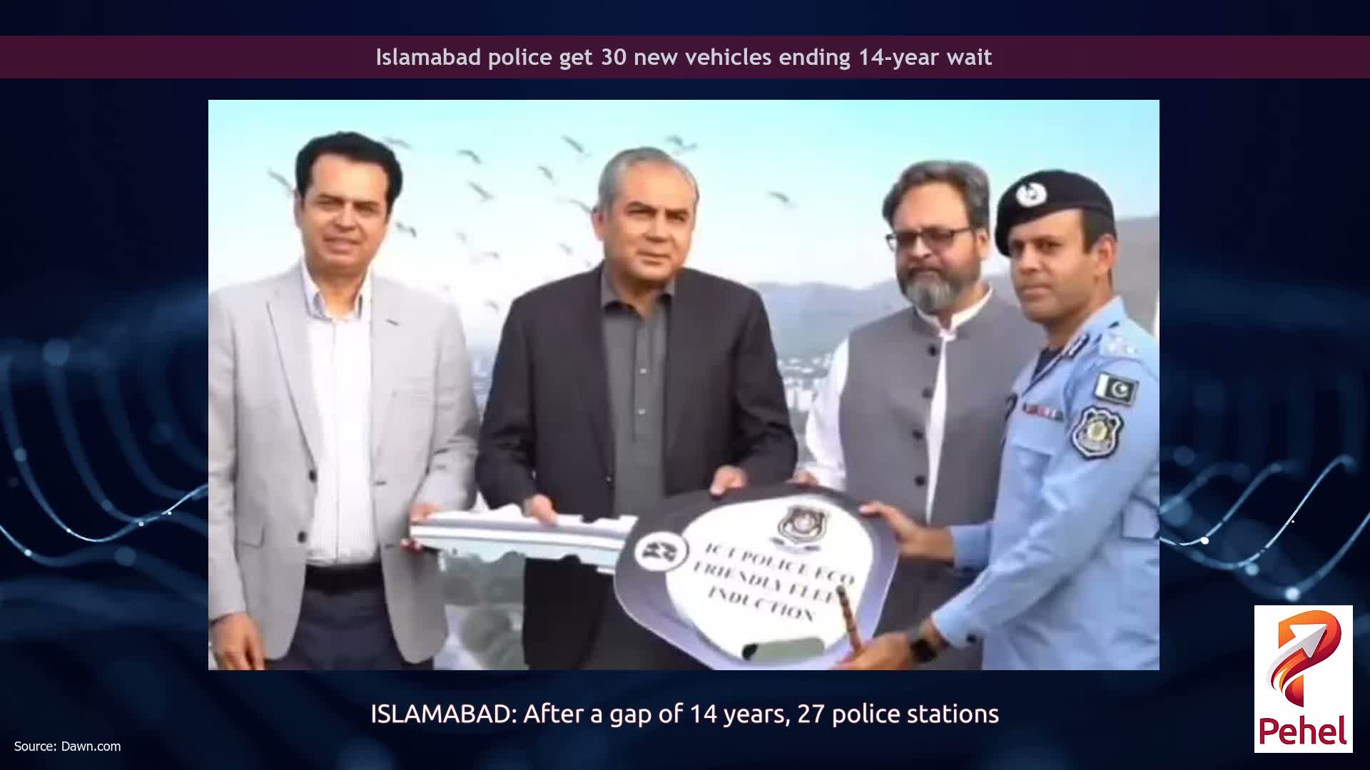Islamabad police get 30 new vehicles ending 14-year wait