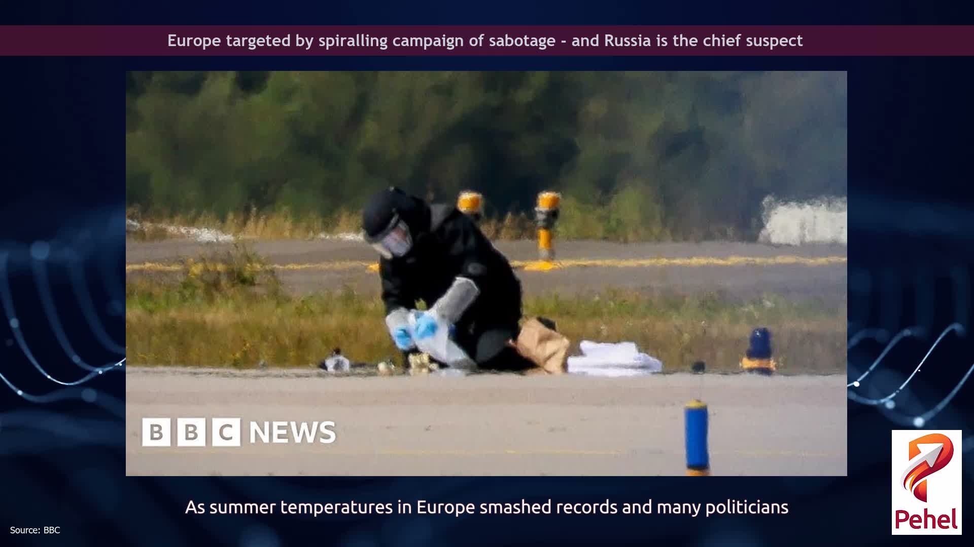 Europe targeted by spiralling campaign of sabotage - and Russia is the chief suspect