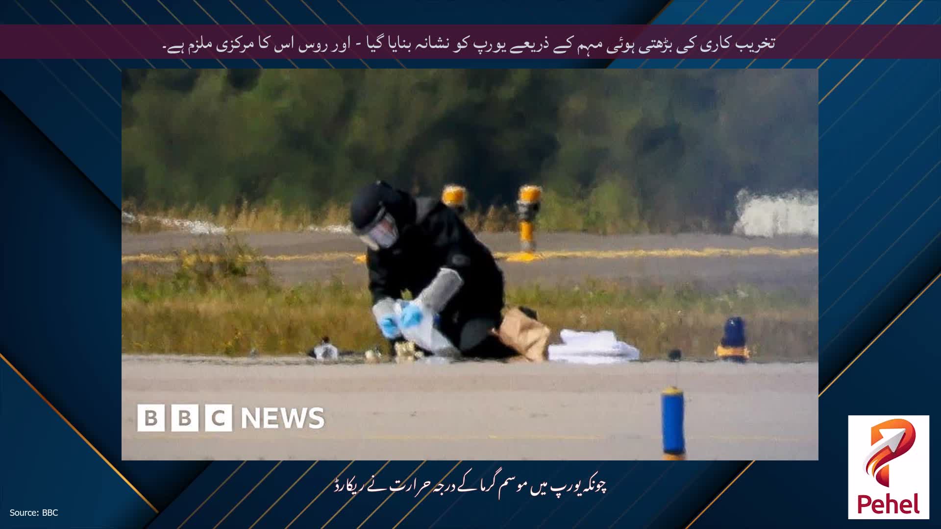 تخریب کاری کی بڑھتی ہوئی مہم کے ذریعے یورپ کو نشانہ بنایا گیا - اور روس اس کا مرکزی ملزم ہے۔