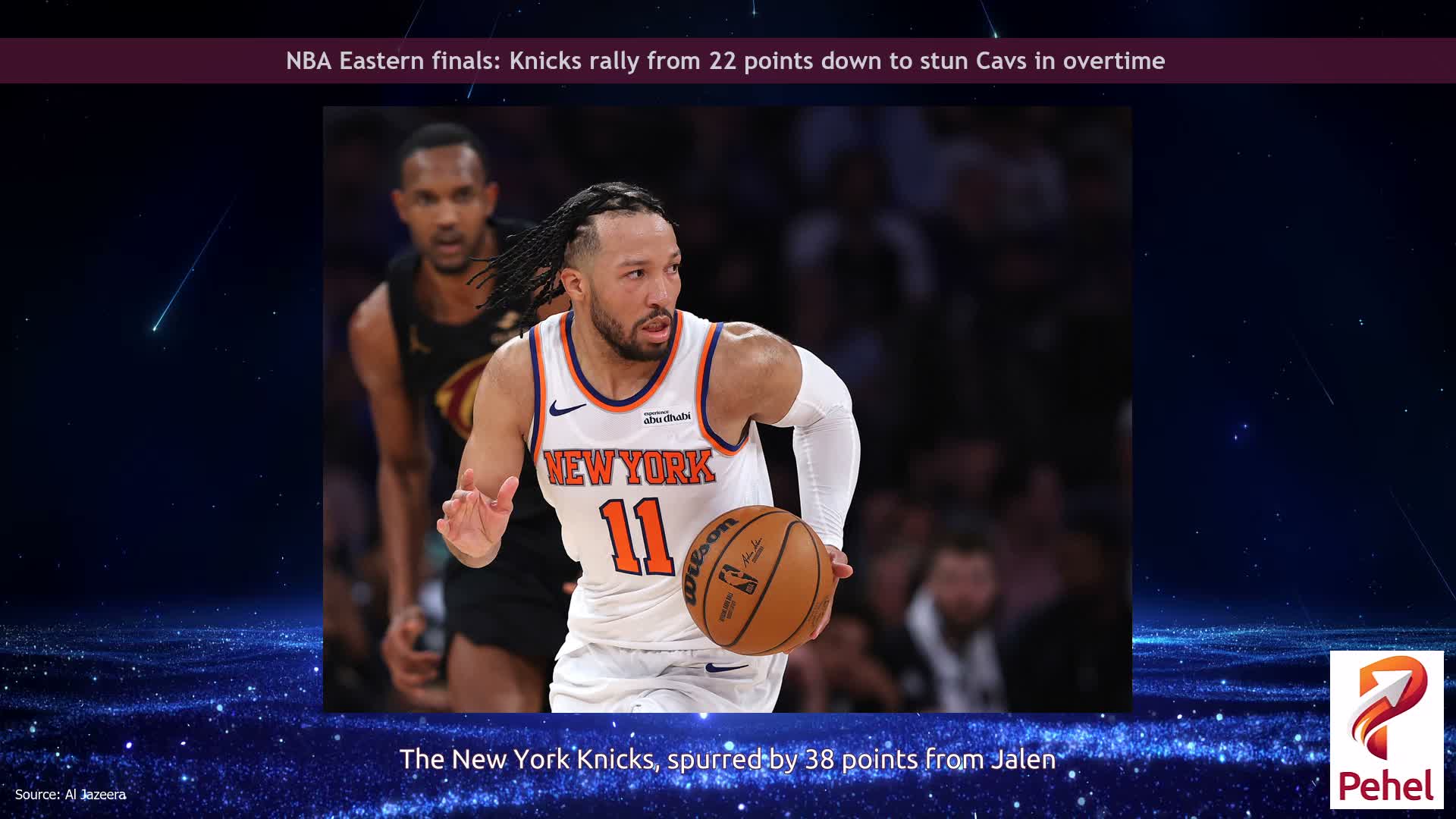 NBA Eastern finals: Knicks rally from 22 points down to stun Cavs in overtime