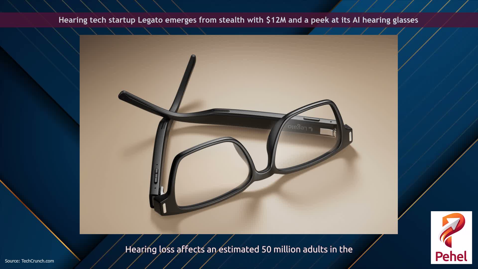Hearing tech startup Legato emerges from stealth with $12M and a peek at its AI hearing glasses