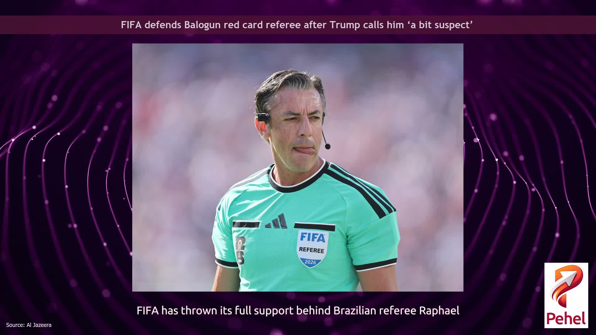 FIFA defends Balogun red card referee after Trump calls him ‘a bit suspect’