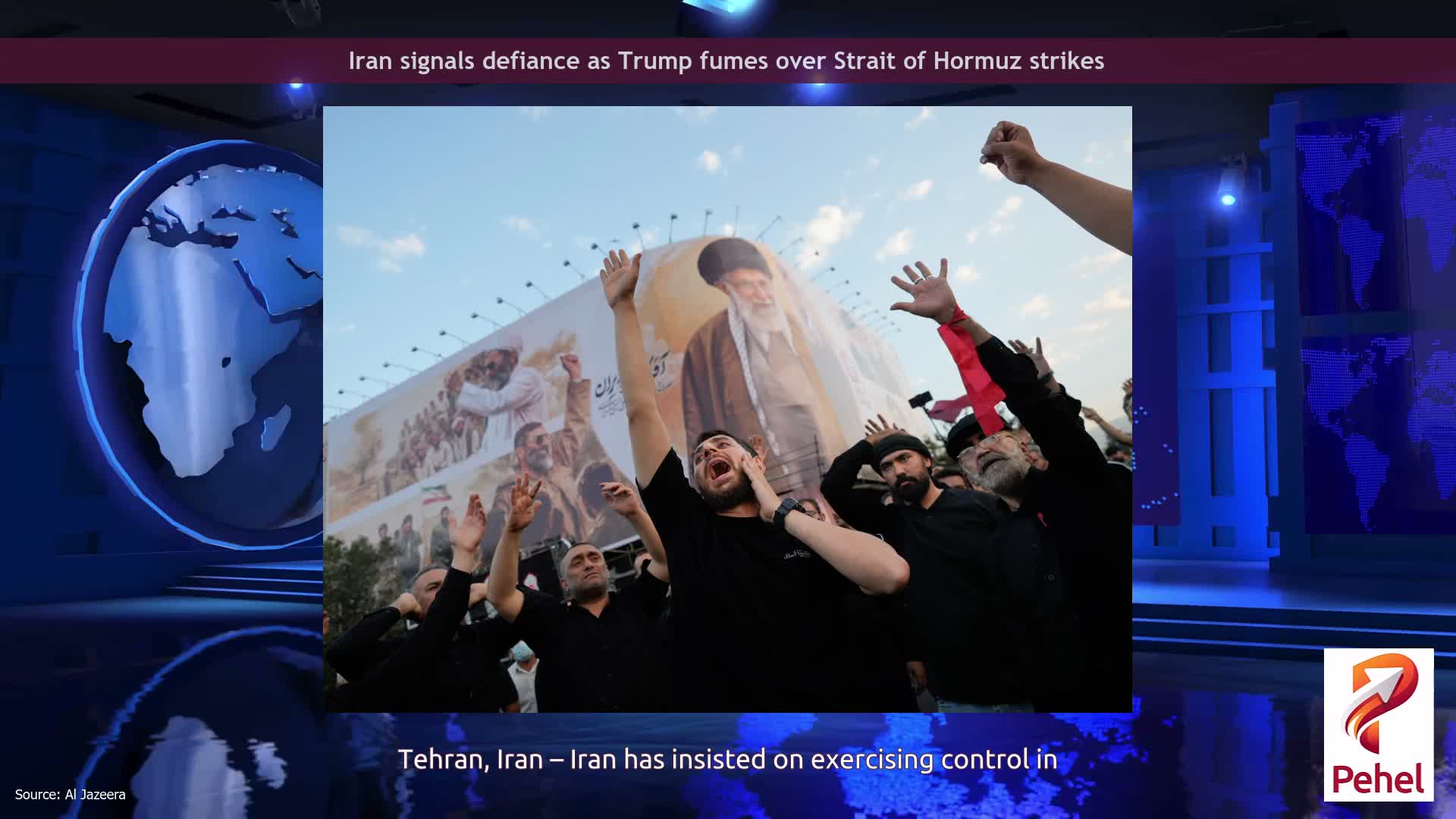 Iran signals defiance as Trump fumes over Strait of Hormuz strikes
