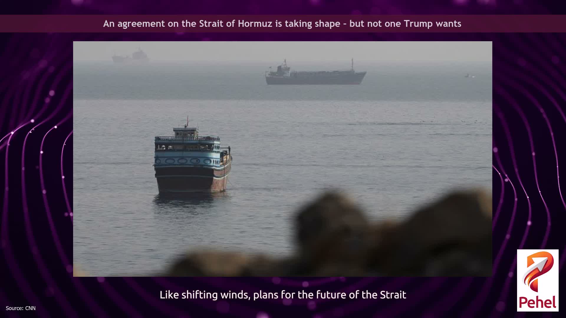 An agreement on the Strait of Hormuz is taking shape – but not one Trump wants