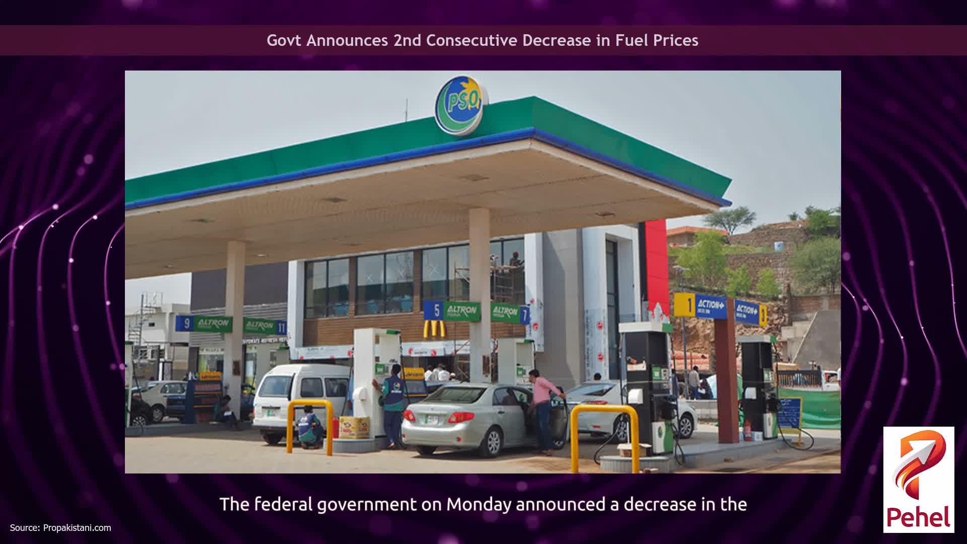 Govt Announces 2nd Consecutive Decrease in Fuel Prices