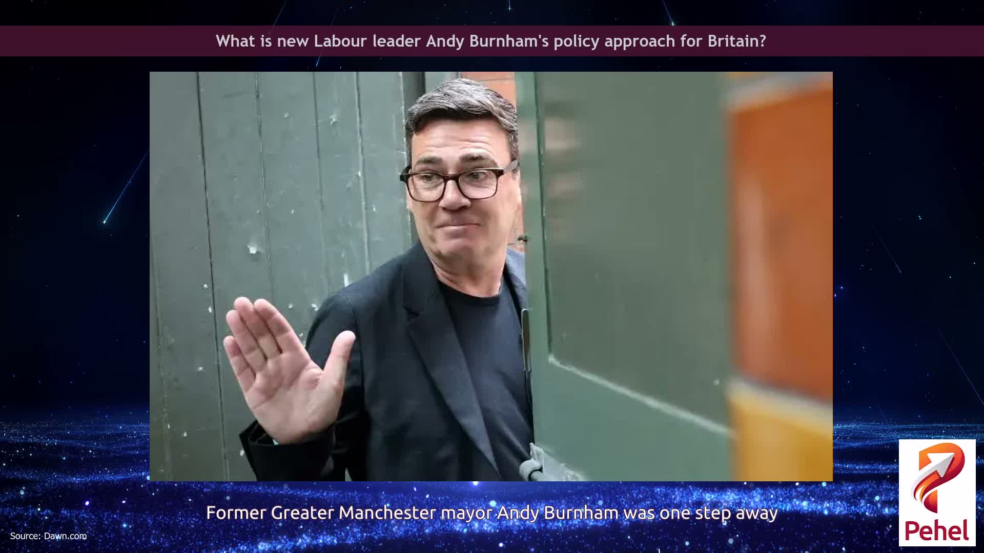 What is new Labour leader Andy Burnham's policy approach for Britain?