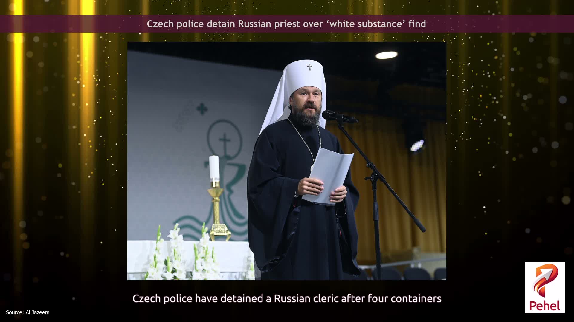 Czech police detain Russian priest over ‘white substance’ find