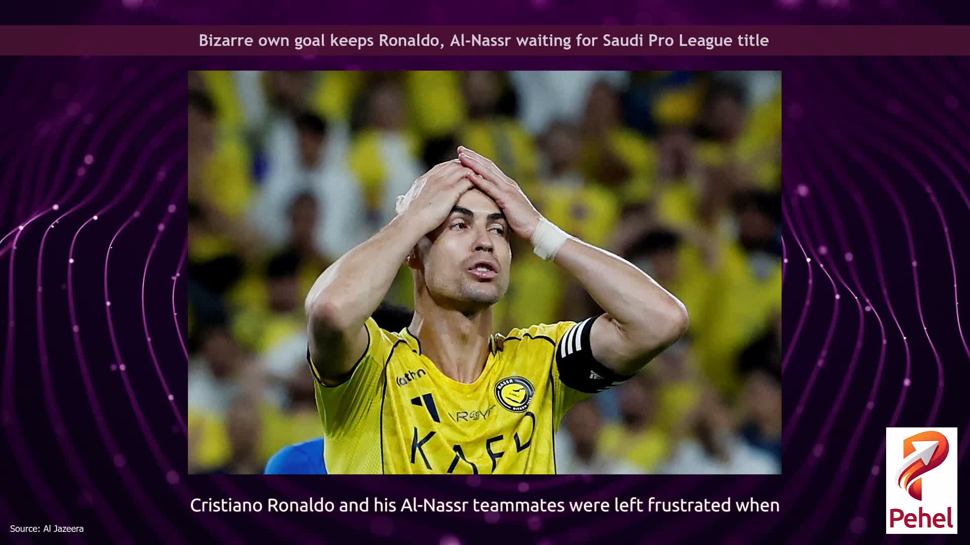 Bizarre own goal keeps Ronaldo, Al-Nassr waiting for Saudi Pro League title